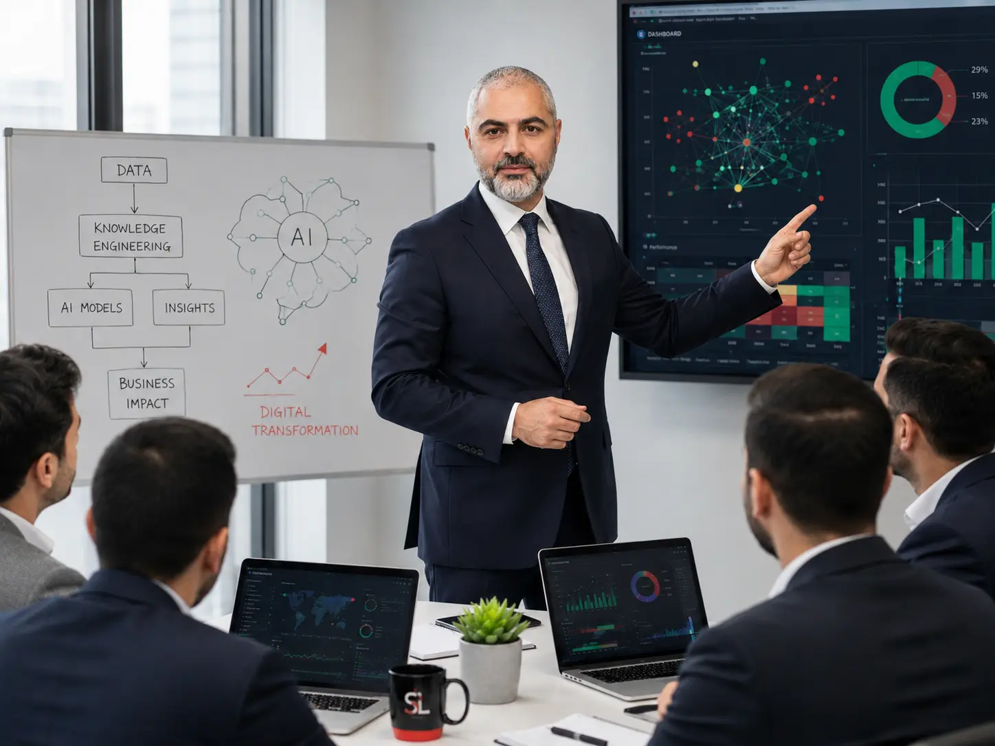 AI, Data Science, and Knowledge Engineering visual for Samer Lulu